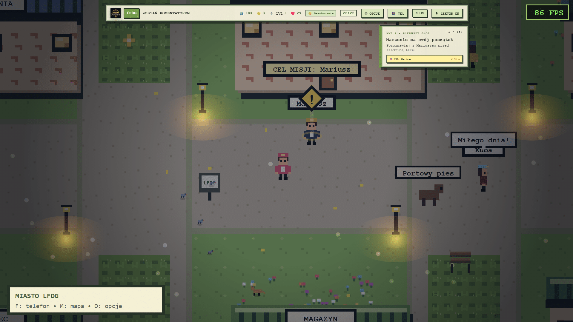 Gameplay gry Zostań Komentatorem La Familia Del Gol